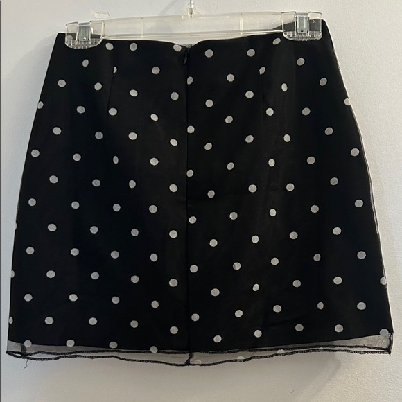 Black Polka Dot Skirt - Picture 6 of 6